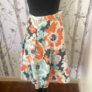 Floral skirt Merona size 8